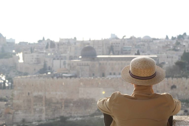 Watchman overlooking the Templemount in Jerusalem